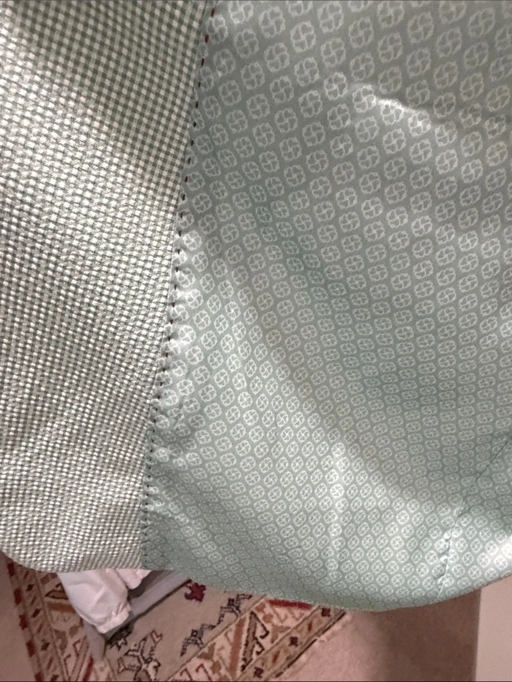 Zanetti Tailored Mint Green Textured Blazer - Lightweight Single-Breasted